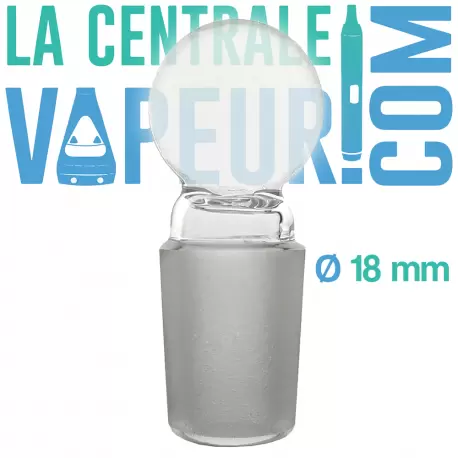 Bouchon bang en verre Ø 18 mm