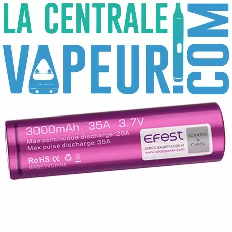 Efest 18650 Tapa plana 3000 mAh 35A