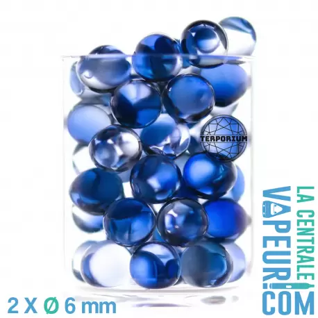 Sada 6 mm rubínových / safírových perel Terp - Terporium